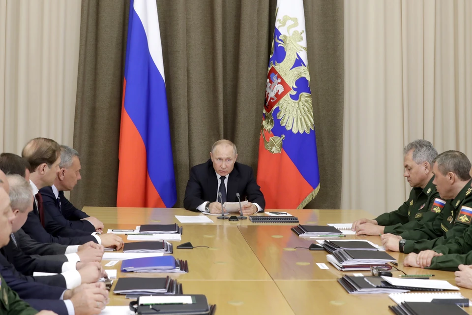 Путин провел совещание по вопросам армейского строительства и работы ВПК. Фото: Михаил Метцель/ТАСС