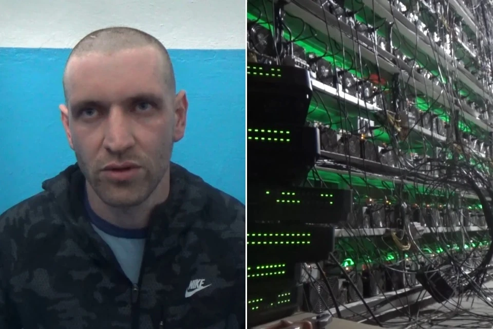 Дагестанец создал криптоферму на 1000 видеокарт. Фото: пресс-служба МВД РФ
