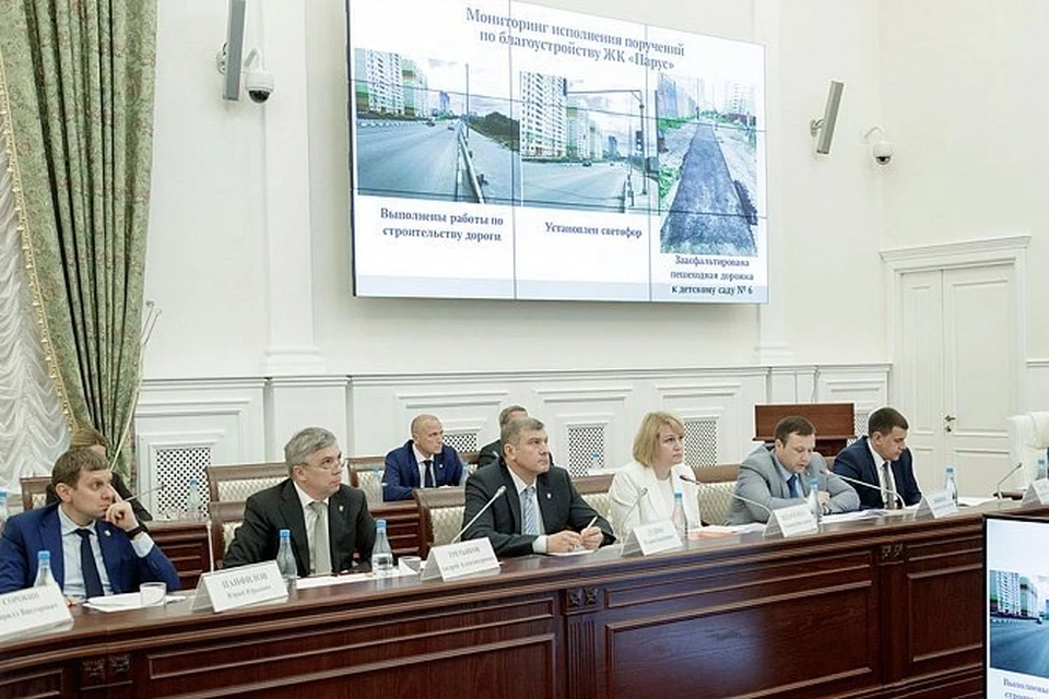 Алексей Дюмин рассмотрел проблемы комплексного благоустройства ЖК "Парус"