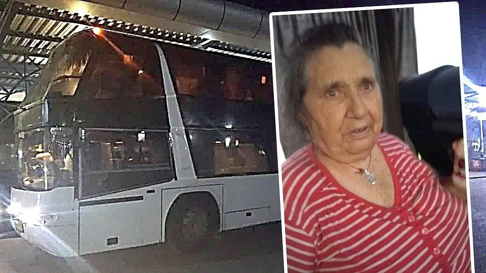80-летней пенсионерке пришлось лежать в проходе между сиденьями автобуса.