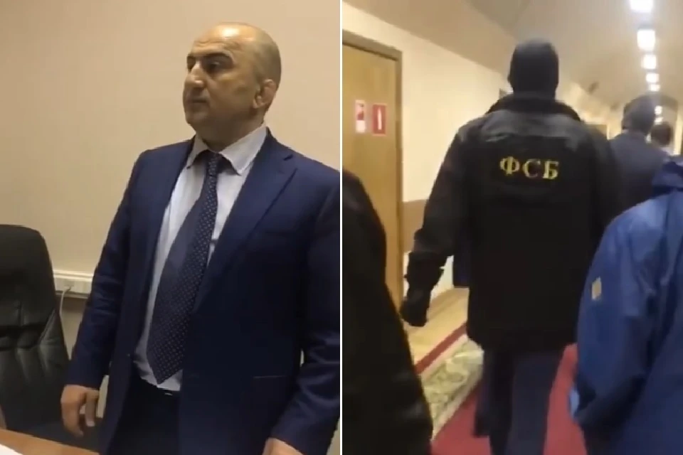Магомед Хизриев. Фото: кадр видео задержания покловника