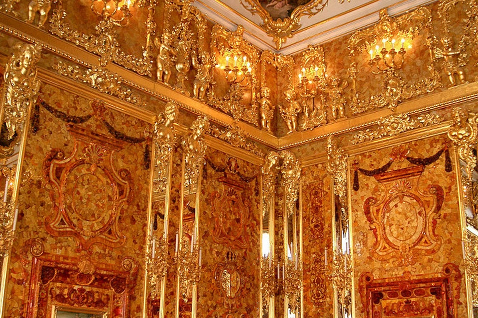 Ученые уверены: от первозданной красоты оригинальной Янтарной комнаты уже почти ничего не осталось. Фото: Wikipedia