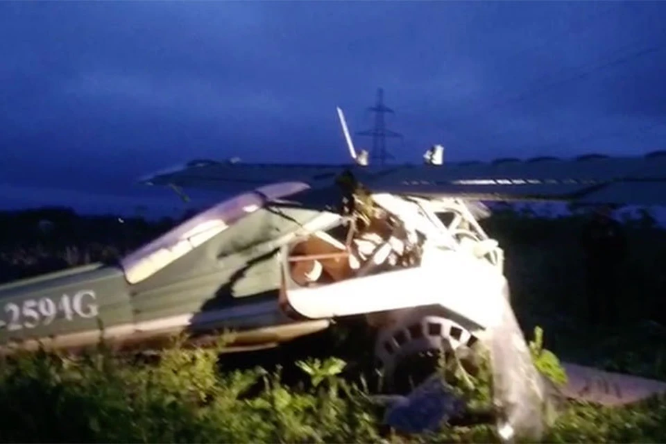 Самолет, рухнувший в Подмосковье, не имел плана полета. Фото: скриншот с видео Следственного комитета России