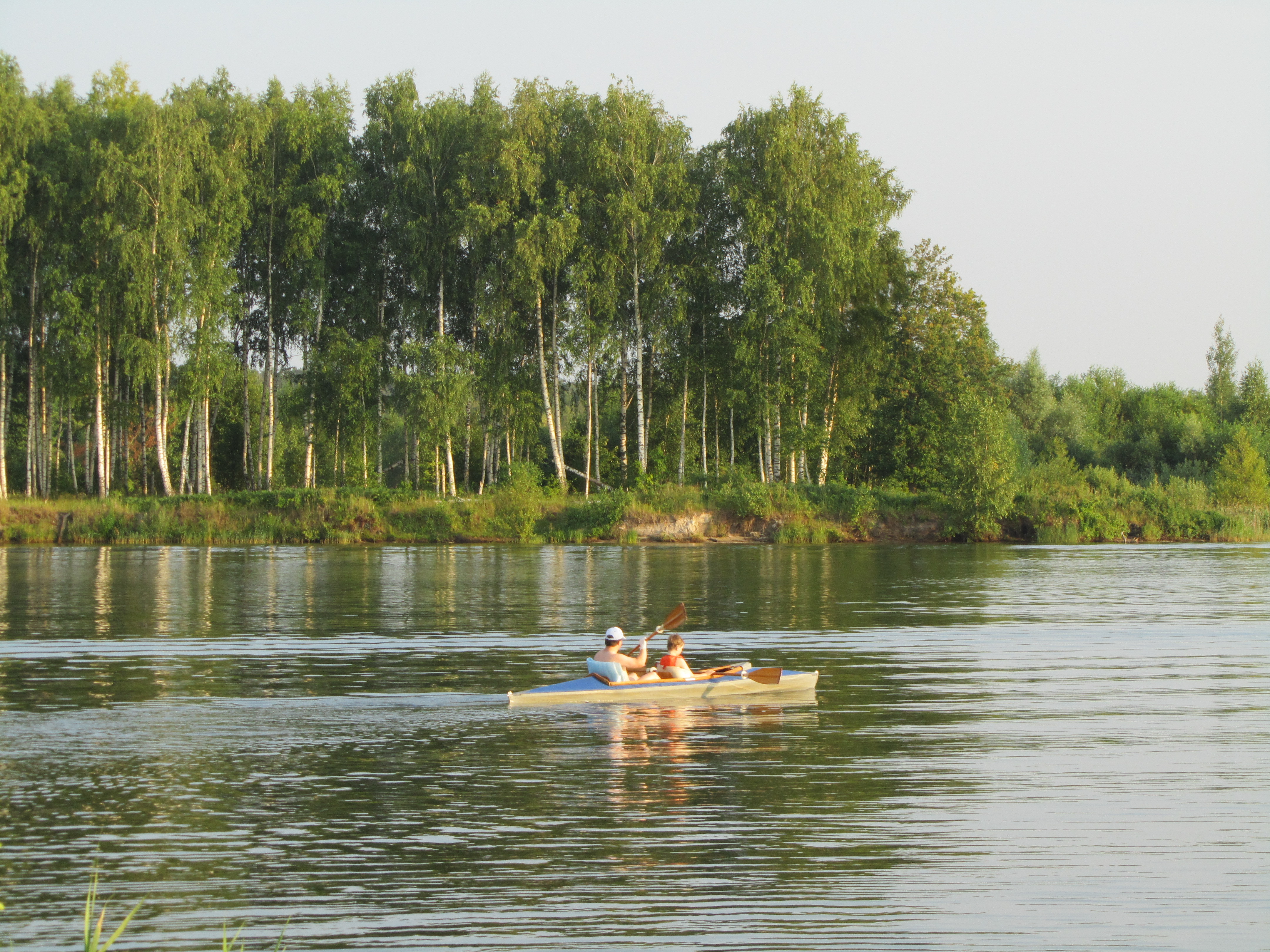 На байдарках