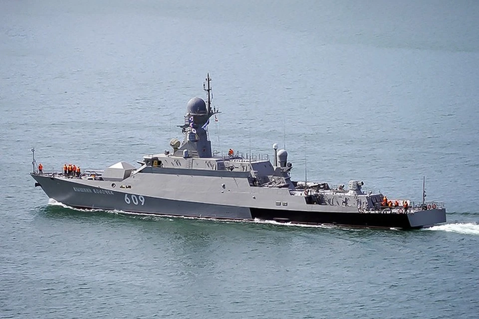Современные корабли ЧФ контролируют силы НАТО. Фото: пресс-служба Черноморского Флота