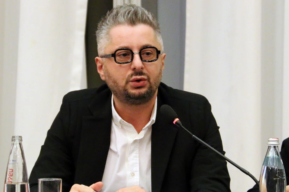 Гендиректор грузинского телеканала "Рустави 2" Николоз Гварамия.