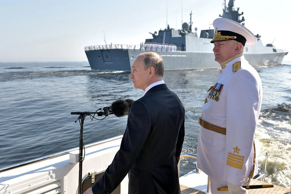 Владимир Путин: "Наш долг – приумножить могущество Военно-Морского Флота России"
