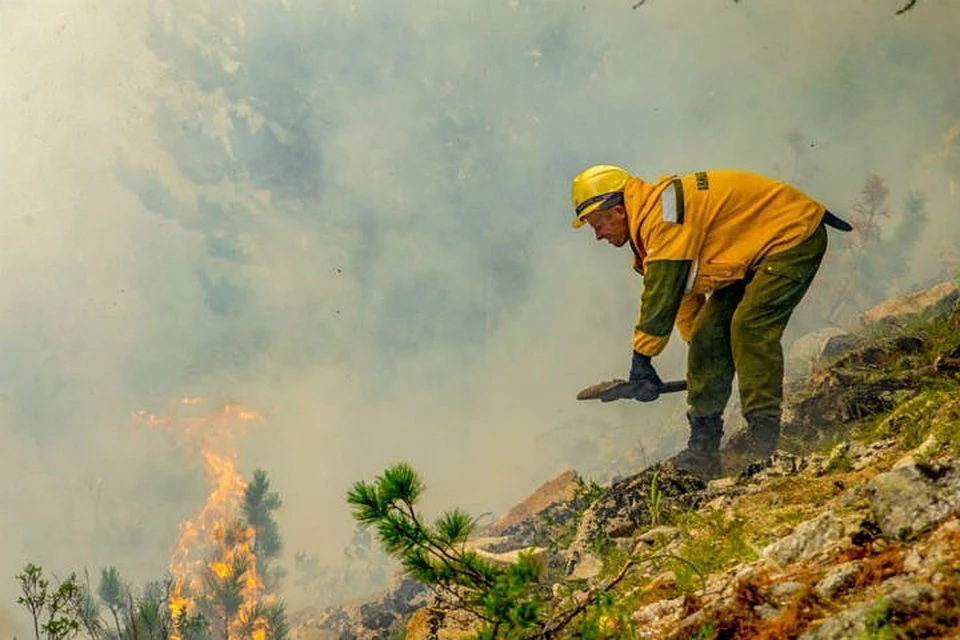 Количество лесных пожаров в Иркутской области увеличилось на 37 тысяч гектаров. Фото: Авиалесоохрана.