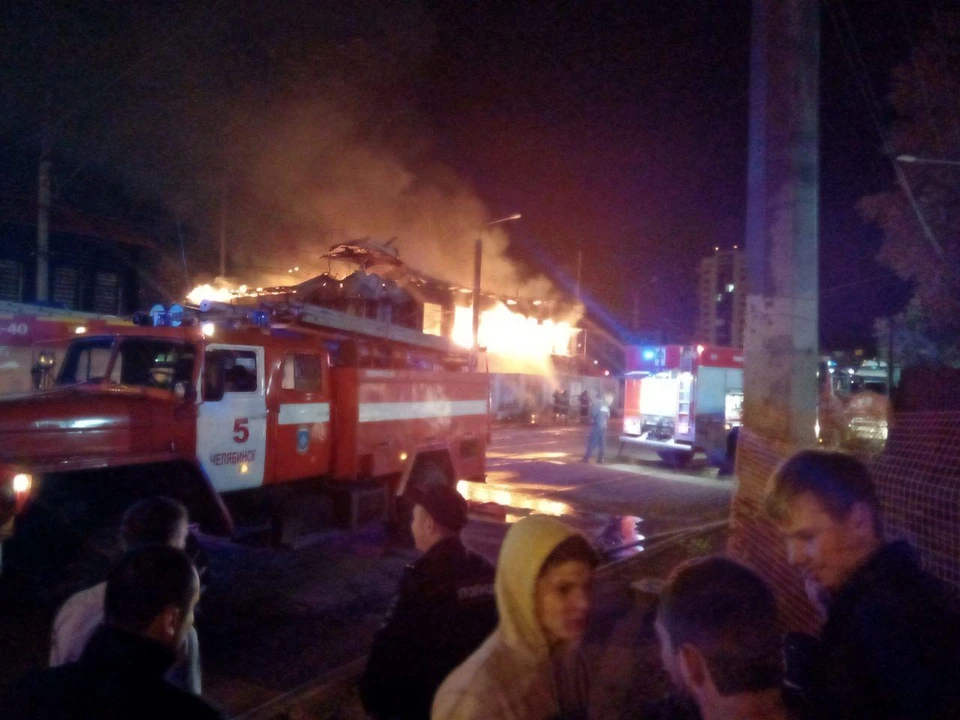 Пожар в доме на Труда, 56.
