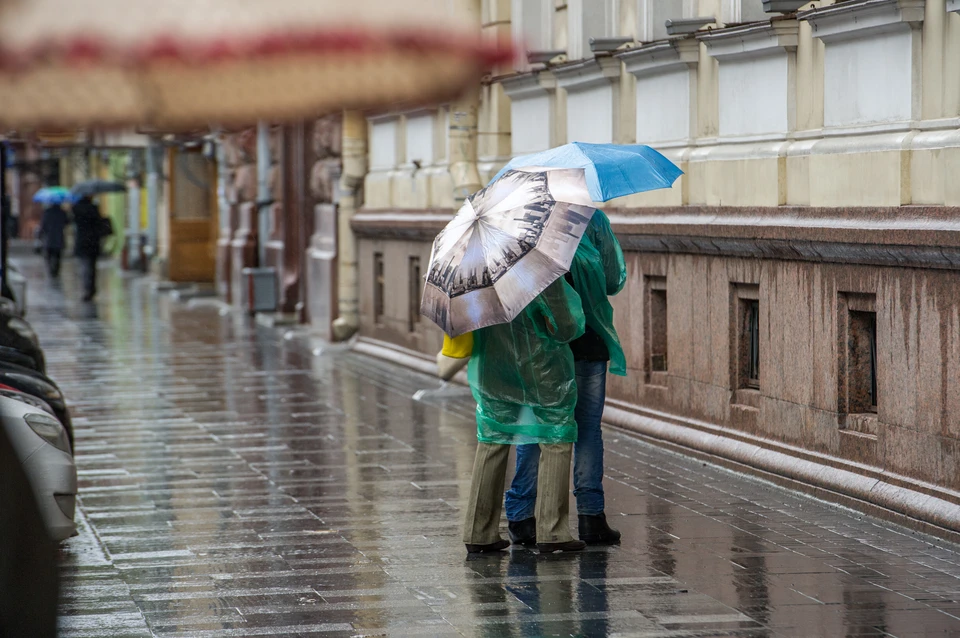 Петербург накрыли ливень и ураганный ветер