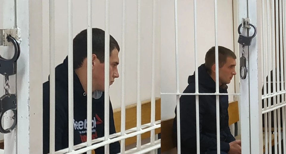 Сержанты полиции Юрий Граблин (слева) и Александр Гудков обвиняются в избиении задержанного до смерти