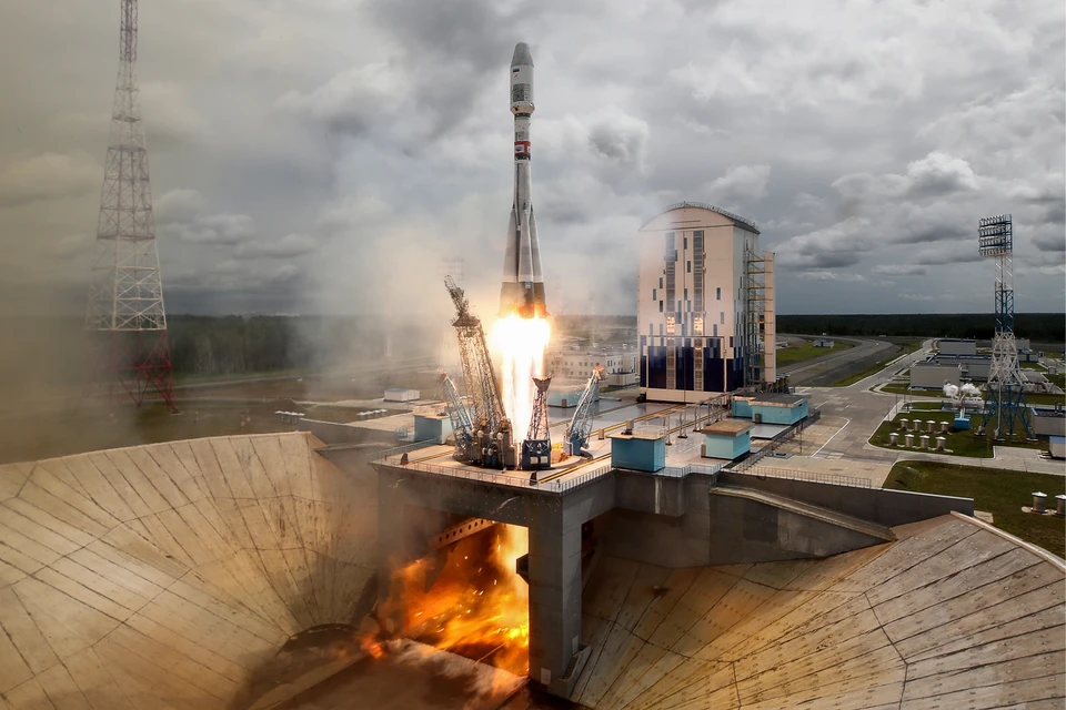 Запуск ракеты-носителя "Союз-2.1б" с космодрома "Восточный". Фото: Валерий Шарифулин/ТАСС
