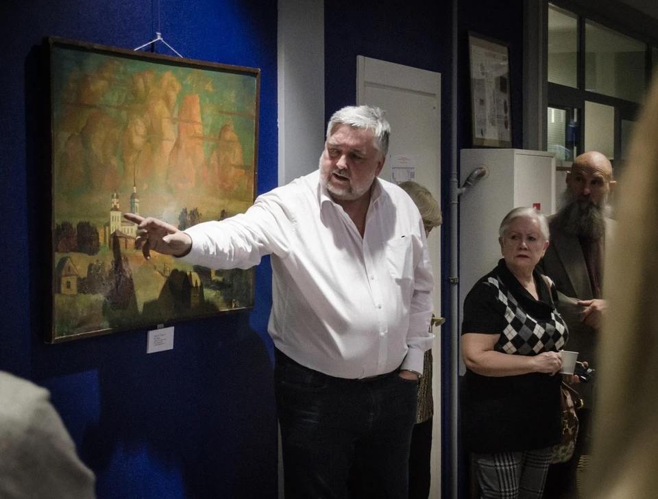 Куратор выставки Юрий Щегольков рассказывает о Тотьме в Хельсинки.