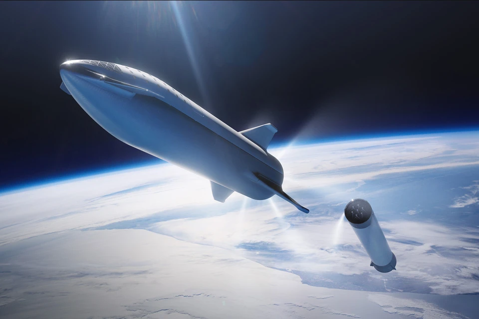 Проект ракеты BFR от Илона Маска.