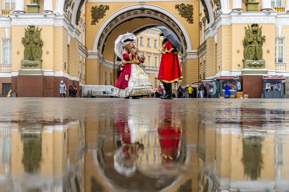 В пятницу и выходные в Петербурге будет опять бесснежно и около ноля.