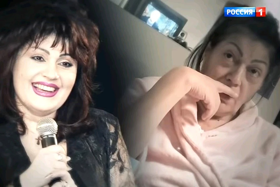 Кадр из анонса передачи о судьбе певицы Ирины Отиевой.