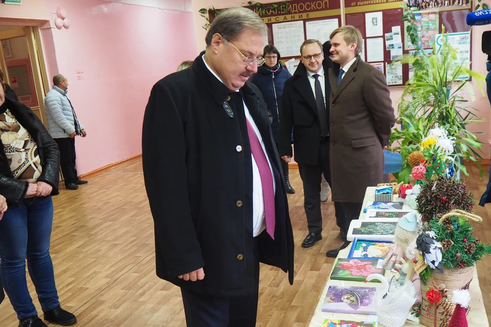 Визит Бориса Пайкина в локотскую школу был теплым и радушным