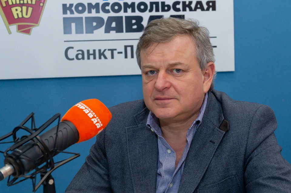 Вадим Финкельштейн в студии «Комсомольская Правда в Петербурге», 92.0 FM