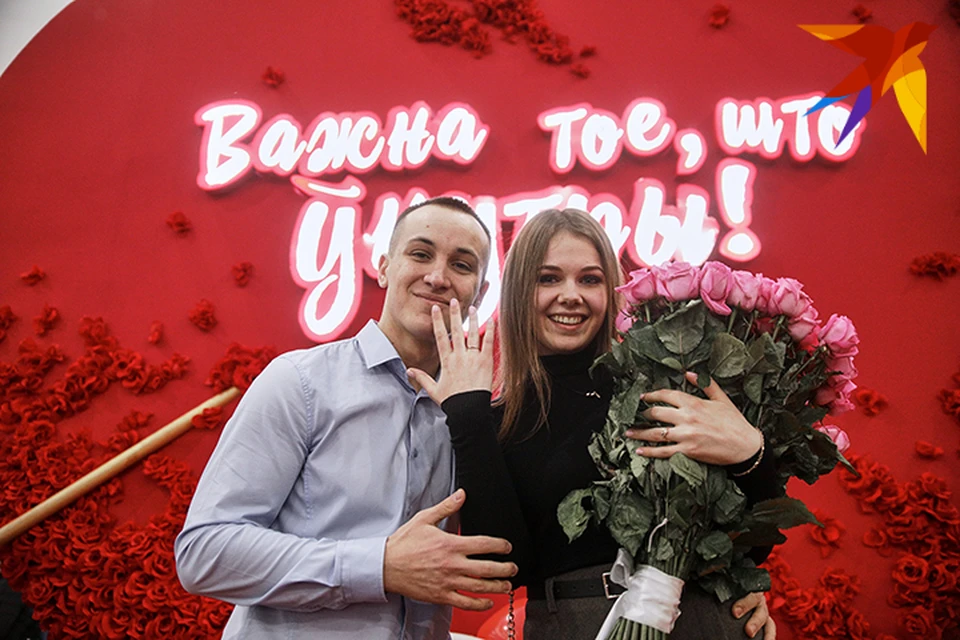 Иван сделал предложение Алесе на глазах у тысяч посетителей «Дана Молл».