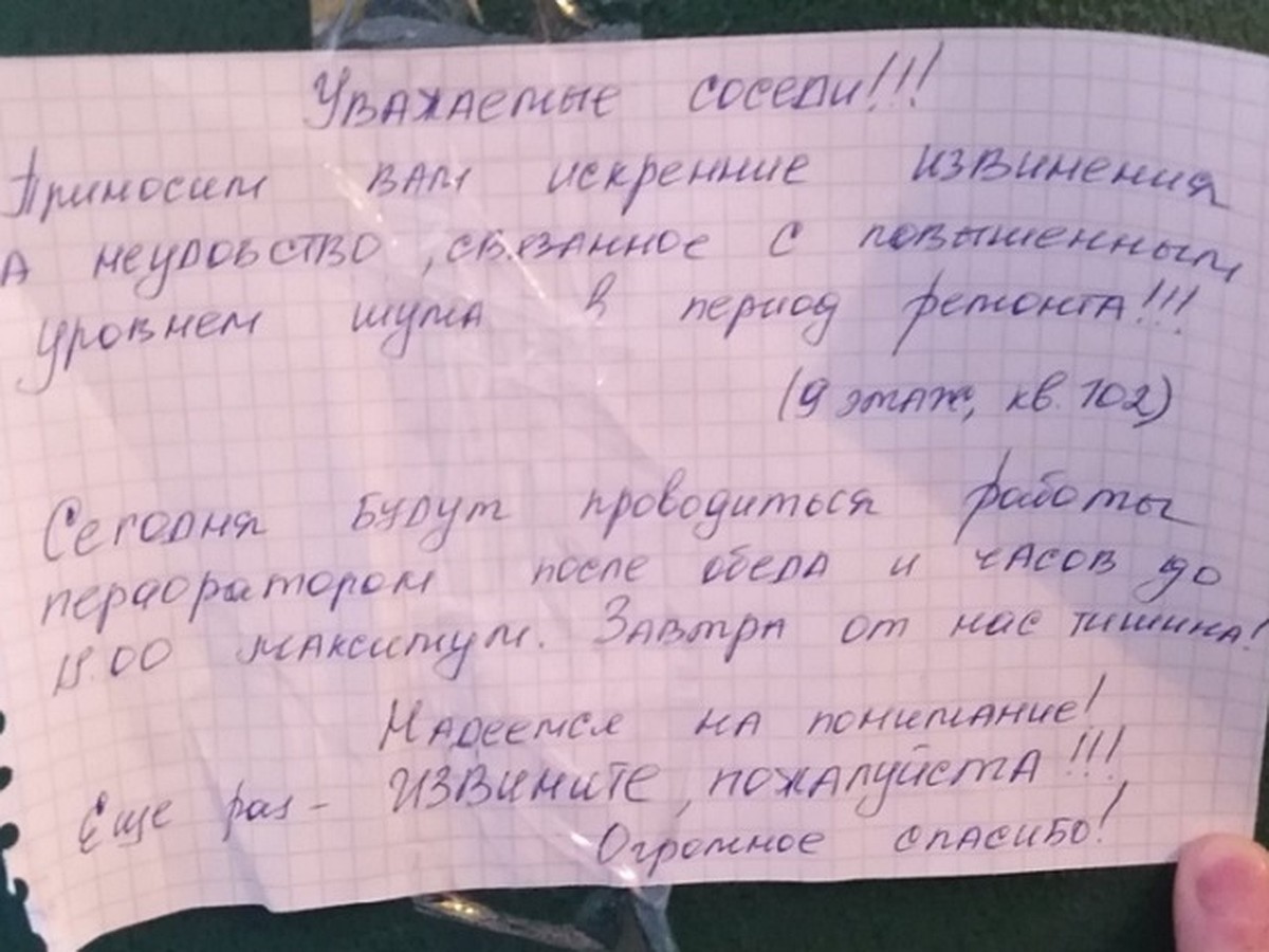 Я же заранее извинился»: вежливый сибиряк, сверлящий в выходной, разозлил  соседей - KP.RU