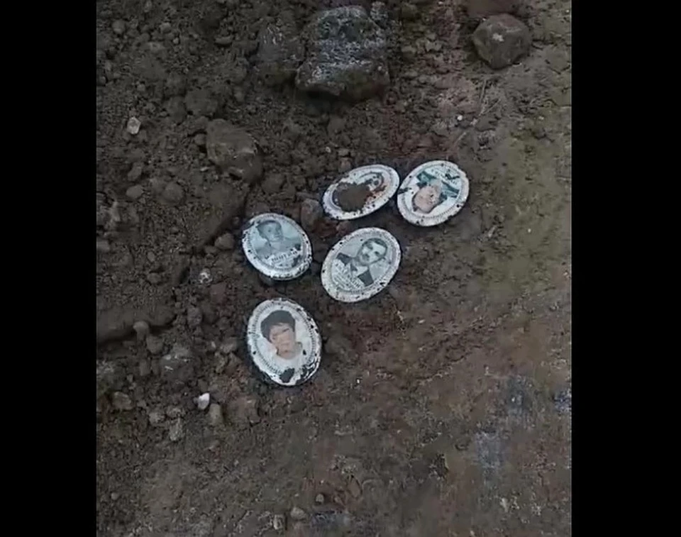 В мэрии Тольятти объяснили появление могильных фотографий во дворе на Громовой