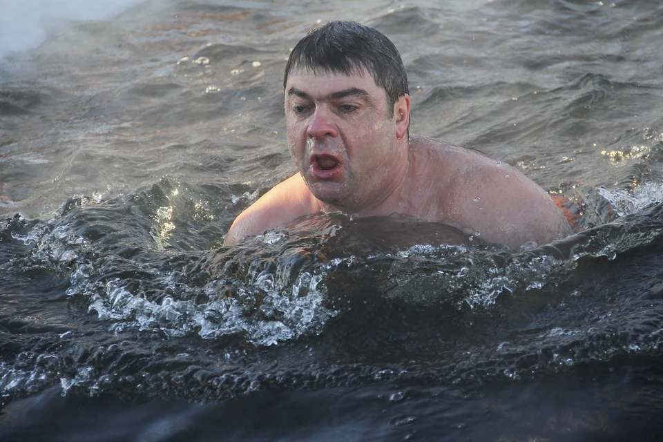 Мужчинам мороз нипочем