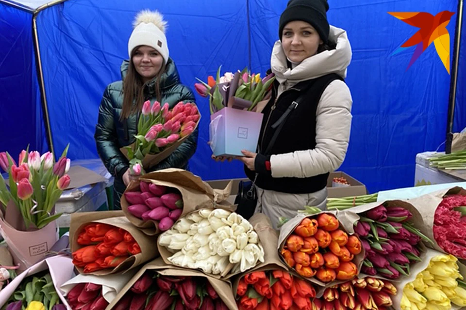 «Комсомолка» побывала на цветочном базаре около ж/д вокзала в Минске.