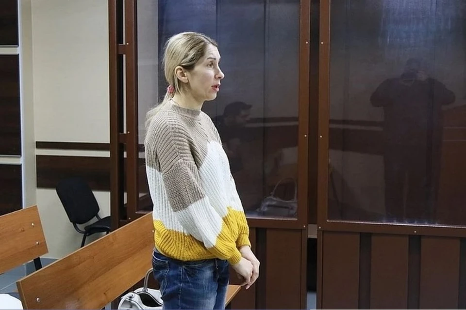 Лариса Ягофарова на суде.