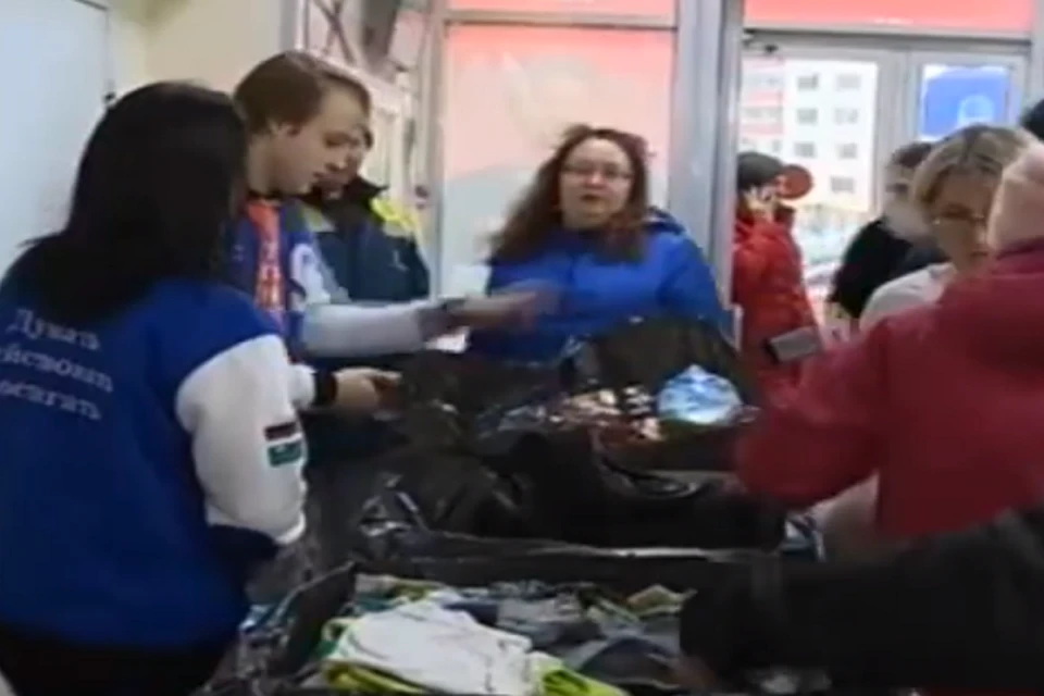 Экоактивисты Сургута собрали полтонны отходов на переработку. Скриншот видео "Вести-Югория".