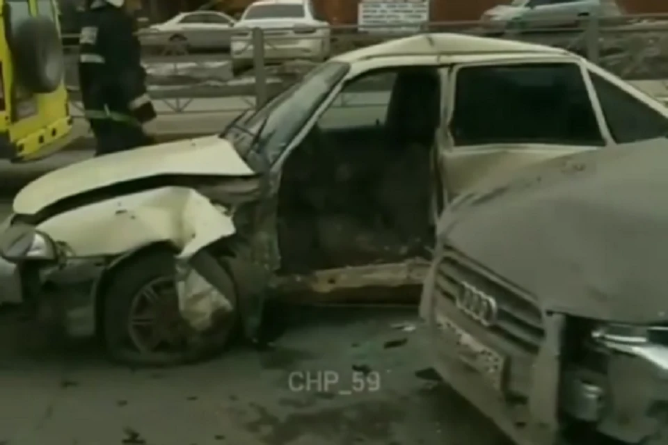 Авария обошлась без жертв. Фото: Chp_59