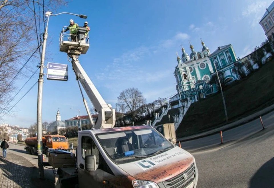 В областном центре закончили создание новой системы освещения. Фото: администрация Смоленской области.
