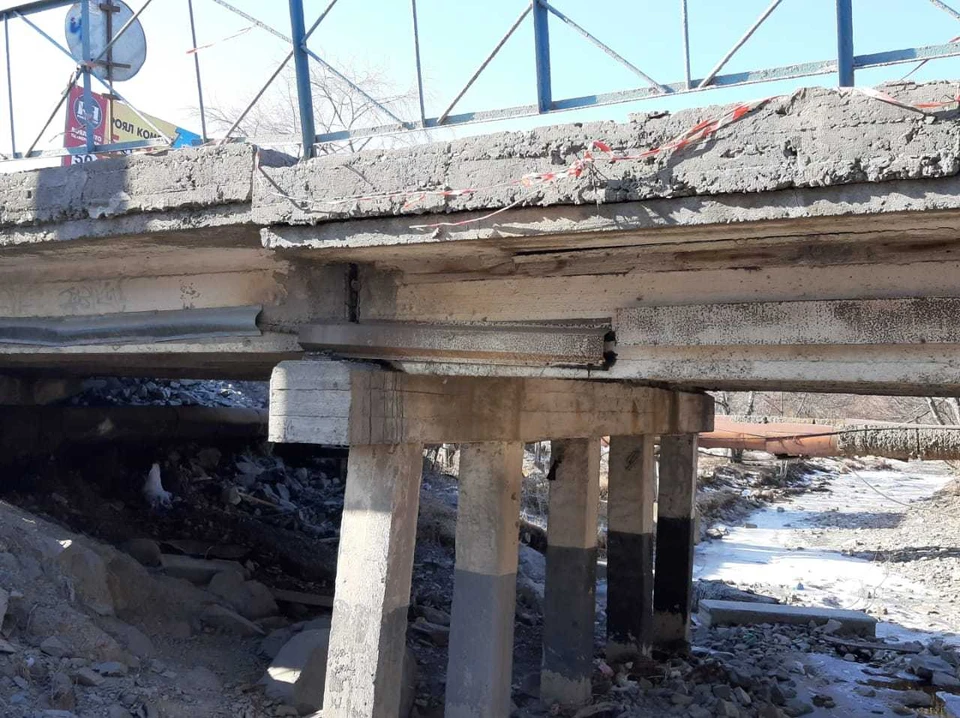 Аварийный мост в Фокино готовился рухнуть несколько месяцев