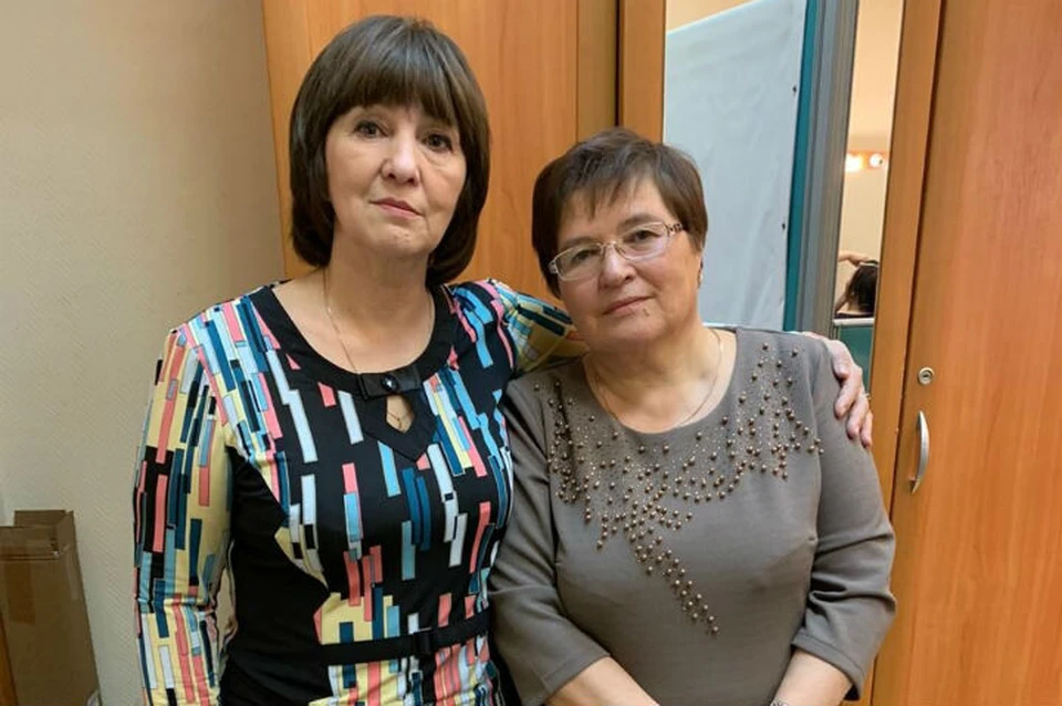 Нина Поддельская (справа) в 65 лет обрела биологическую сестру Майю. Фото: личный архив.