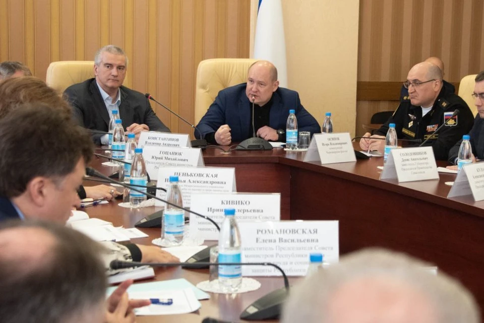 На совещании штабов. Фото: sev.gov.ru