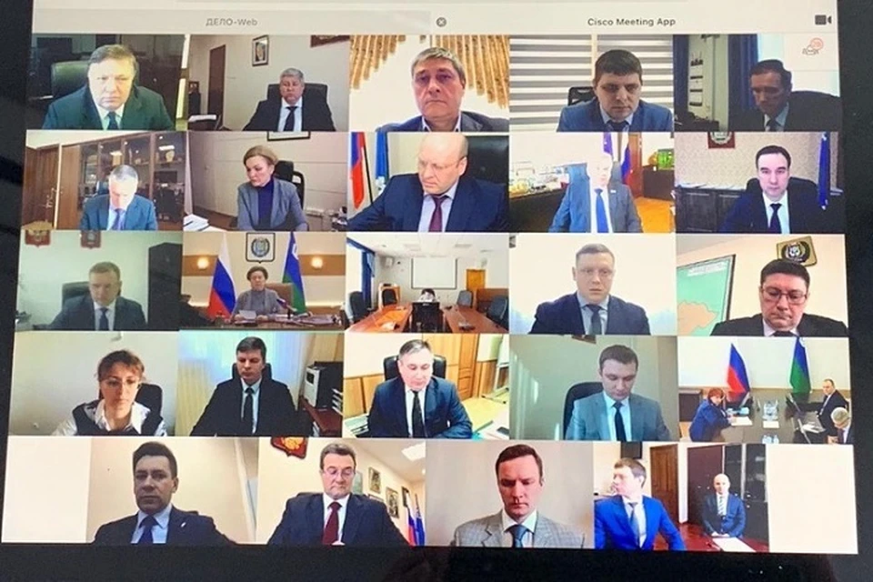 Правительство Югры использует дистанционный формат работы. Фото правительства ХМАО.
