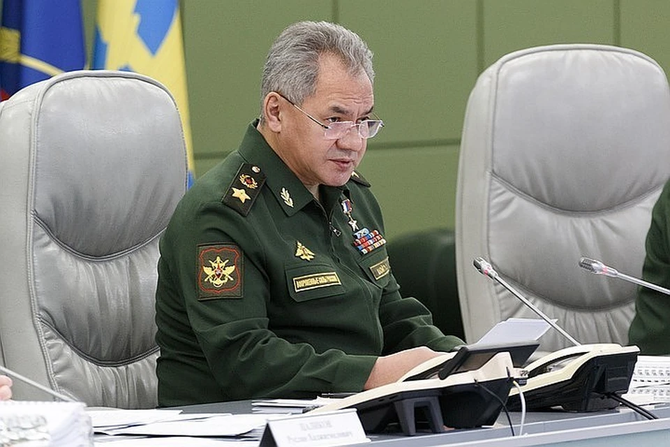 Министр обороны Сергей Шойгу. Фото: Пресс-служба Министерства Обороны РФ