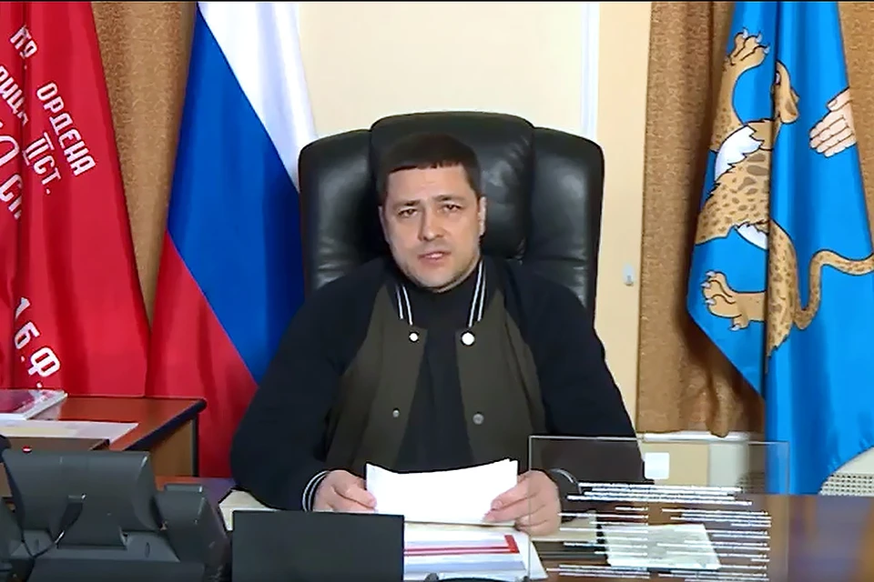 Скриншот видеоответа губернатора Псковской области на поступающие в соцсетях вопросы.