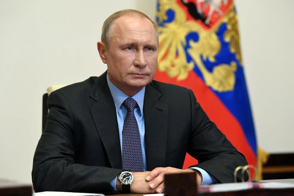 Владимир Путин накануне 9 мая дал интервью телеканалу «Мир». Фото: Алексей Никольский/ТАСС