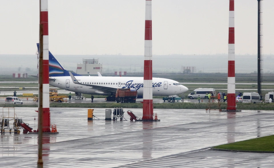 В аэропорту Волгограда сел самолет из Якутии.