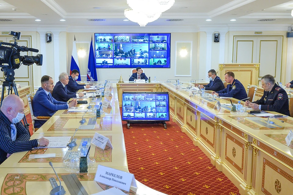 Глава Ямала провёл заседание координационного совета по обеспечению правопорядка Фото:yanao.ru