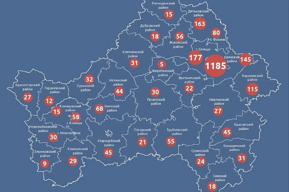 Карта брянска 2024. Карта Брянской обл. Брянская обл районы.