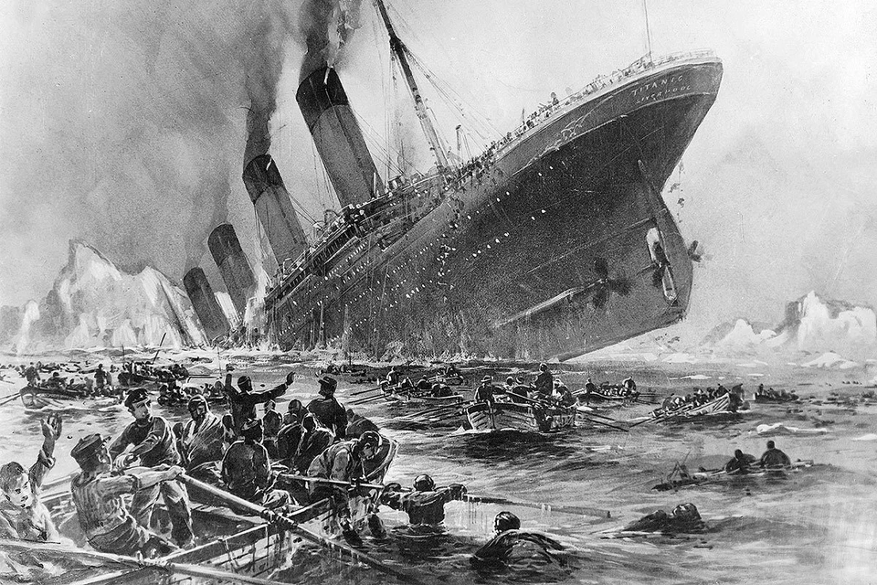 "Титаник" потерпел крушение в ночь с 14 на 15 апреля 1912 года во время первого рейса.