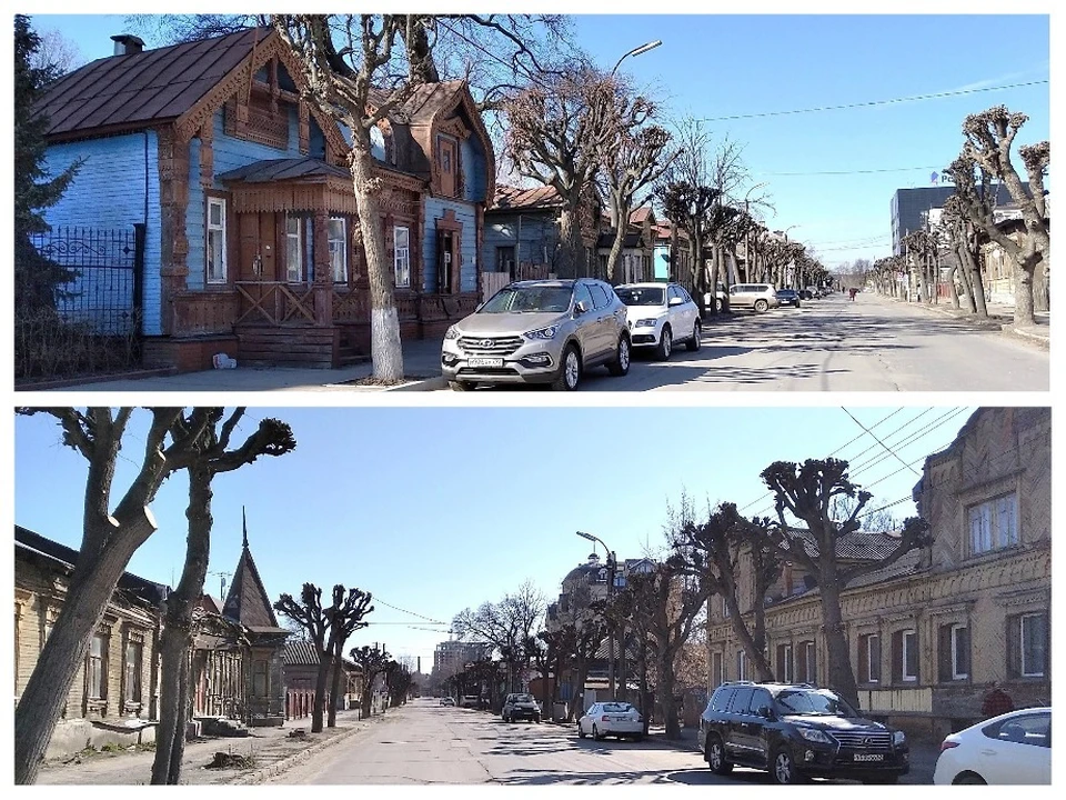 На фото из научно-проектной документации - улица Щедрина, вид которой также требует защиты.