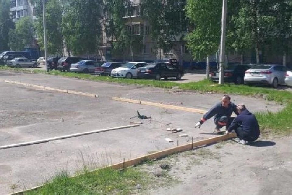 В Нижневартовске благоустраивают спортивные площадки. Фото администрации города.