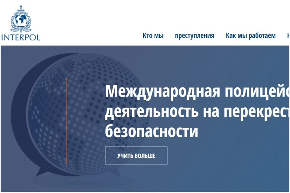 Автомобиль находился в международном розыске по линии Интерпола. Фото: скрин страницы www.interpol.int