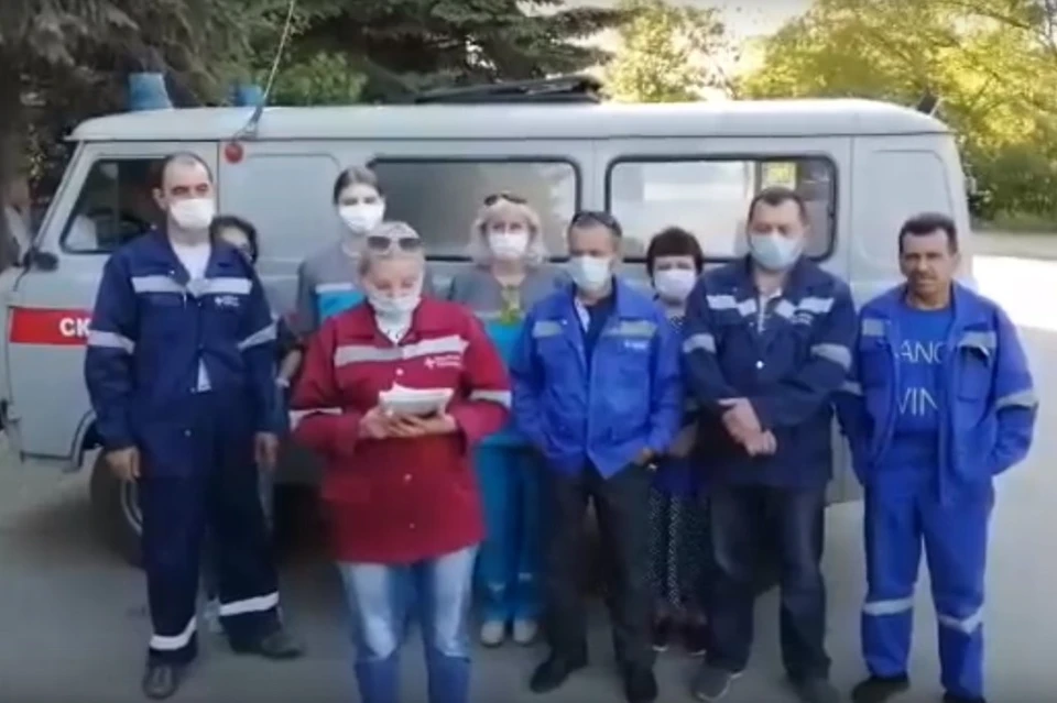 Сотрудники скорой обратились за помощью в общественную организацию «Гражданский патруль». Фото: кадр с видео