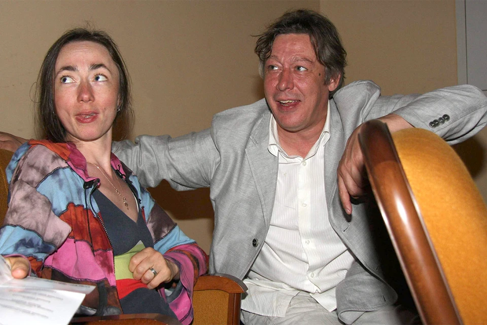 Михаил Ефремов с супругой Софьей, 2013 г.