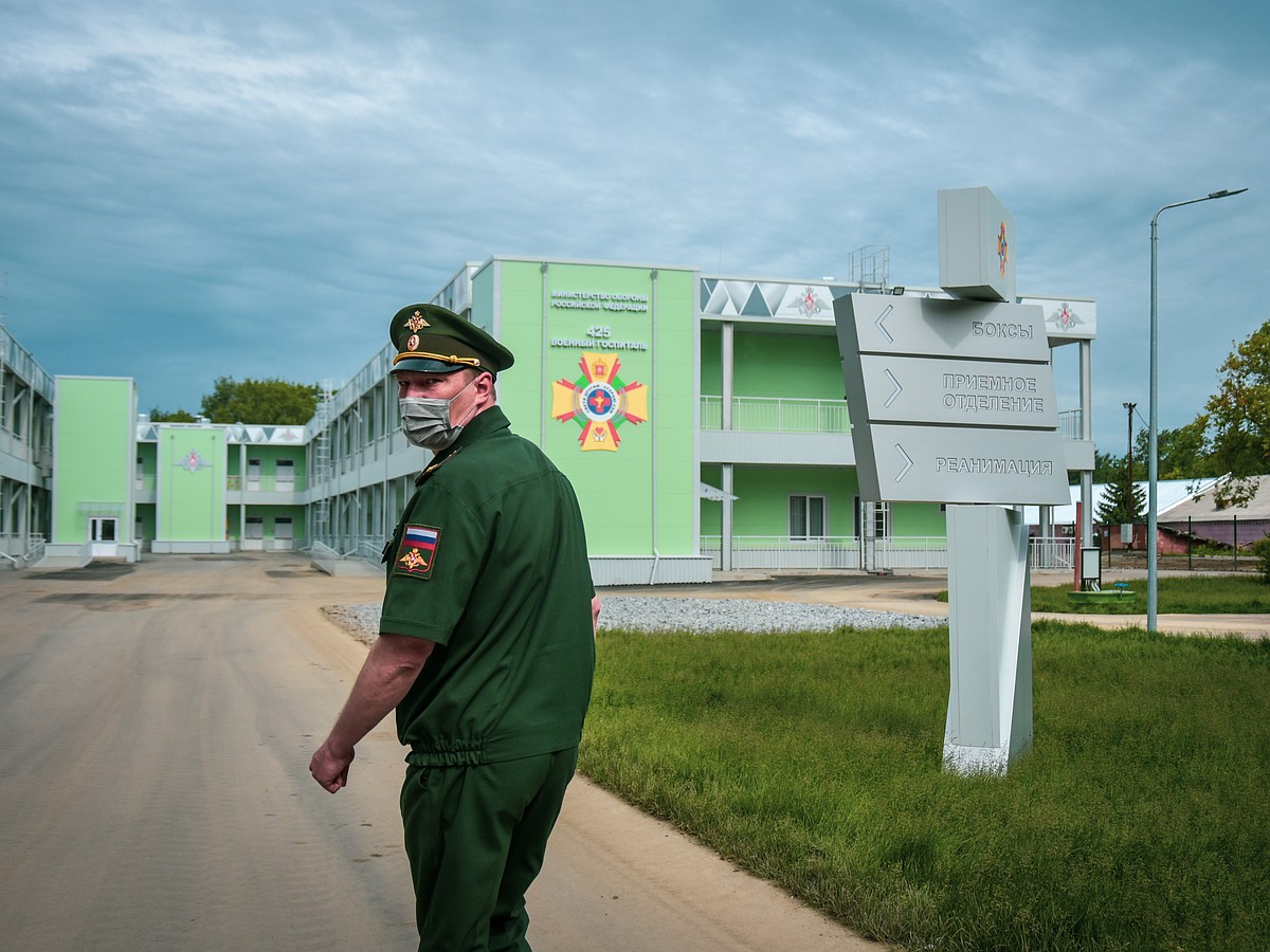 Пока лечат только «своих»: как выглядит госпиталь, который военные  построили в Новосибирске за 56 дней - KP.RU