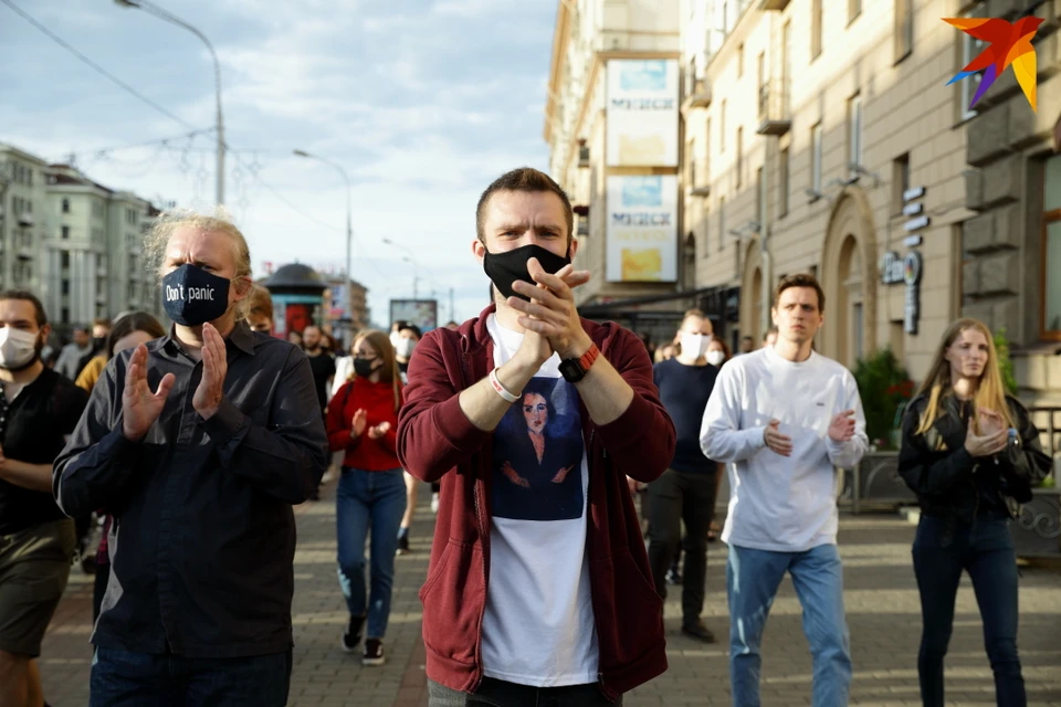 14 июля на улицы Минска вышли люди высказать своё несогласие с результатами регистрации кандидатов в президенты Республики Беларусь.