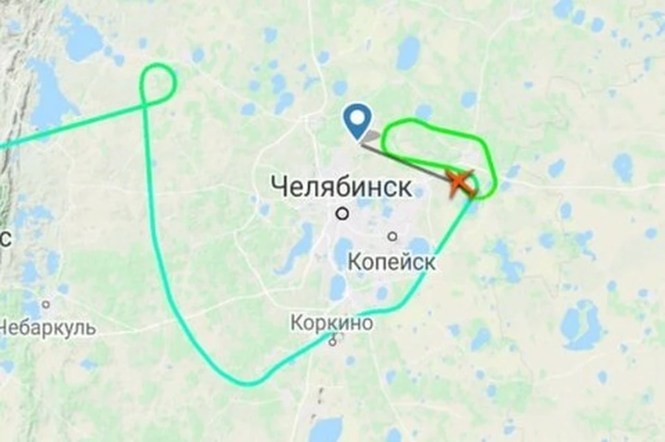 Такой маневр выполняется довольно редко Фото: flightradar24